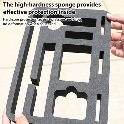 For Insta360 X4 / X5 Carrying Case Portable Storage Bag, Size:33.4 x 24 x 6.7cm (Grey) - Case & Bags by buy2fix | Online Shopping UK | buy2fix