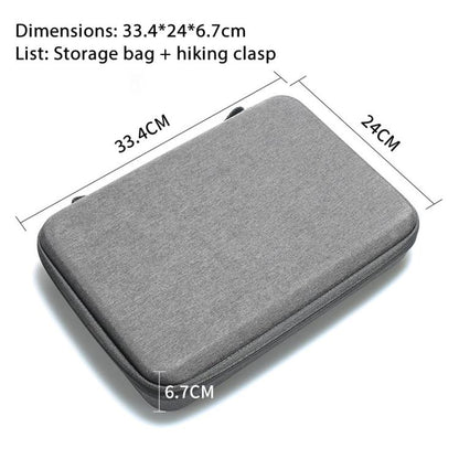 For Insta360 X4 / X5 Carrying Case Portable Storage Bag, Size:33.4 x 24 x 6.7cm (Grey) - Case & Bags by buy2fix | Online Shopping UK | buy2fix