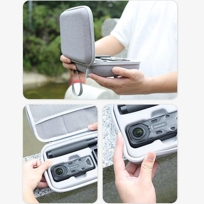For Insta360 X4 / X5 Carrying Case Portable Storage Bag, Size: 24.2 x 16 x 6.3cm (Grey) - Case & Bags by buy2fix | Online Shopping UK | buy2fix