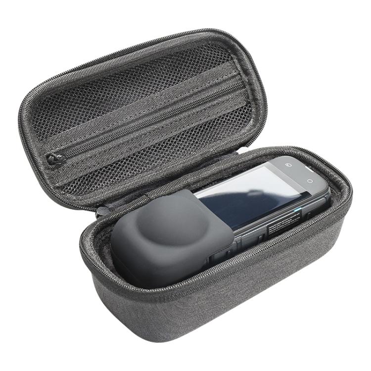 For Insta360 X4 / X5 Body Carrying Case Portable Storage Bag, Size: 16 x 8.1 x 6.6cm (Grey) - Case & Bags by buy2fix | Online Shopping UK | buy2fix