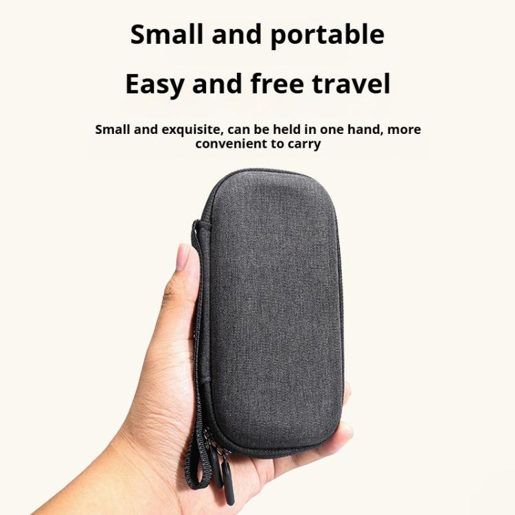 For Insta360 X4 / X5 Body Carrying Case Portable Storage Bag, Size: 16 x 8.1 x 6.6cm (Grey) - Case & Bags by buy2fix | Online Shopping UK | buy2fix