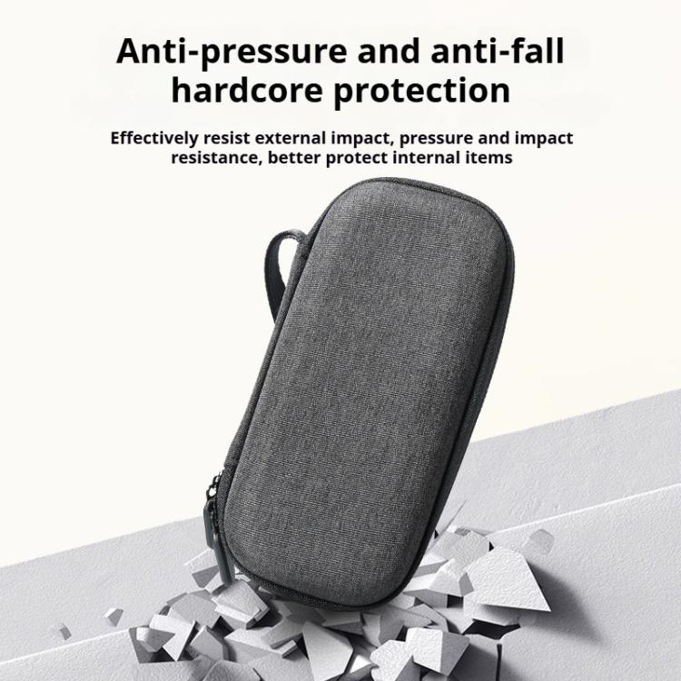 For Insta360 X4 / X5 Body Carrying Case Portable Storage Bag, Size: 16 x 8.1 x 6.6cm (Grey) - Case & Bags by buy2fix | Online Shopping UK | buy2fix