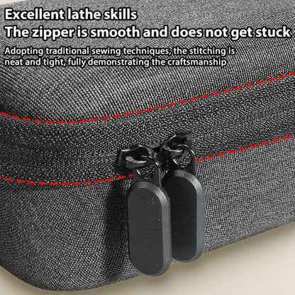 For Insta360 X4 / X5 Body Carrying Case Portable Storage Bag, Size: 16 x 8.1 x 6.6cm (Grey) - Case & Bags by buy2fix | Online Shopping UK | buy2fix