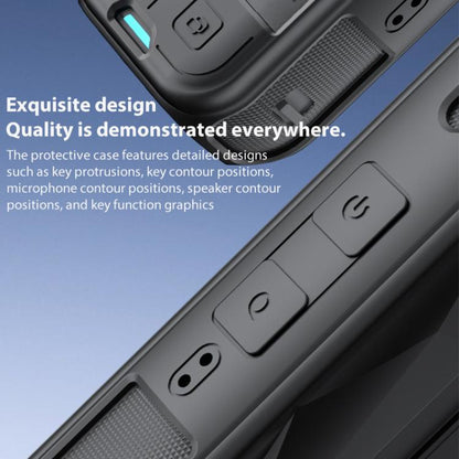 For Insta360 X5 Camera Body Cover Silicone Case with Lens Cover (Black) - Case & Bags by buy2fix | Online Shopping UK | buy2fix