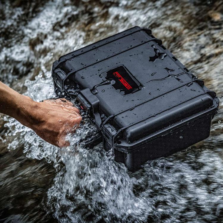 For Insta360 X5 / X4 STARTRC Combination Lock Waterproof PP Dual-layer Suitcase Storage Box (Black) - Case & Bags by STARTRC | Online Shopping UK | buy2fix