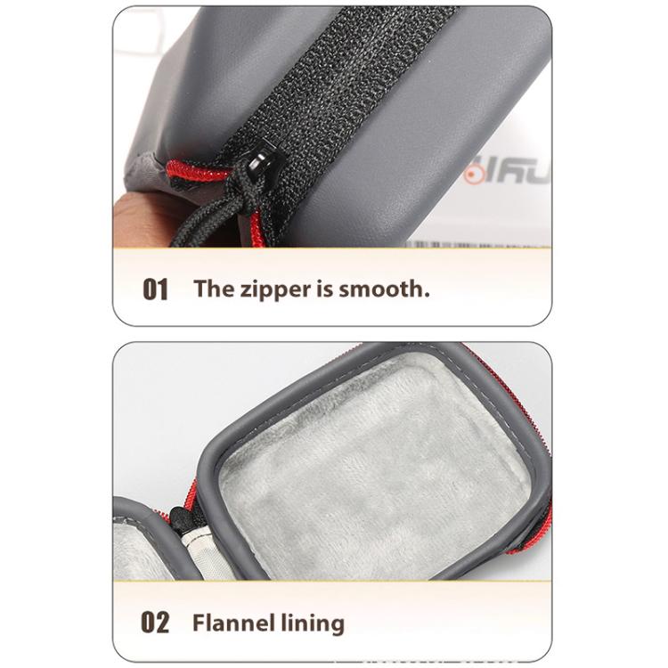 Portable Body Half Coverage Storage Box Bag for GoPro / DJI Action Camera (Grey) - Carry Cases by buy2fix | Online Shopping UK | buy2fix