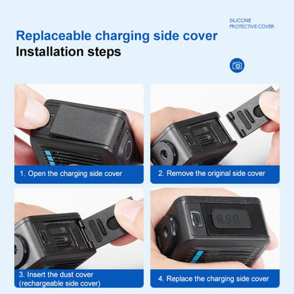 For GoPro HERO 2024 Silicone Protective Case with Wrist Strap & Lens Cover (Black) by buy2fix