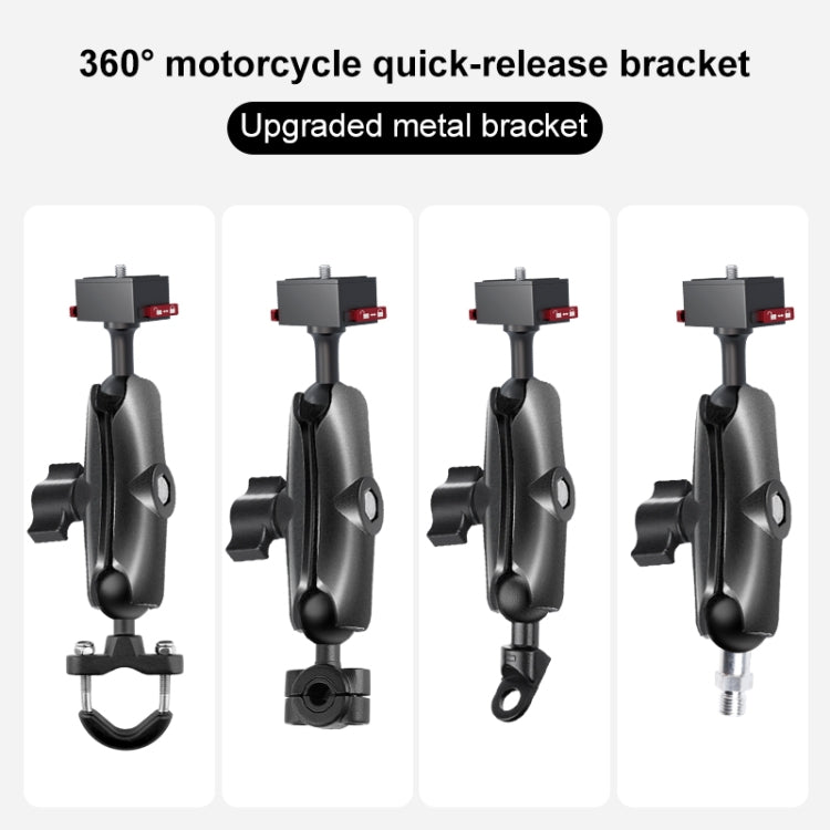 25mm Headball Metal Quick Release Base Adapter for GoPro, Insta360, DJI and Other Action Cameras (Black) by buy2fix