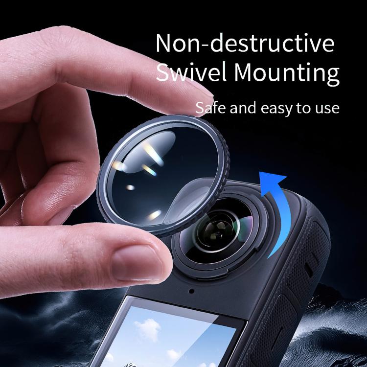 For insta360 X5 STARTRC Swivel Protective Lens Guad PC Lens Cover - Len Accessories by STARTRC | Online Shopping UK | buy2fix