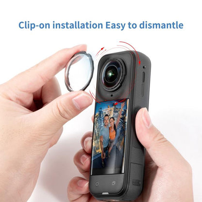 For Insta360 X5 STARTRC Slim Protective Lens Guad PC Lens Cover (Transparent) - Len Accessories by STARTRC | Online Shopping UK | buy2fix