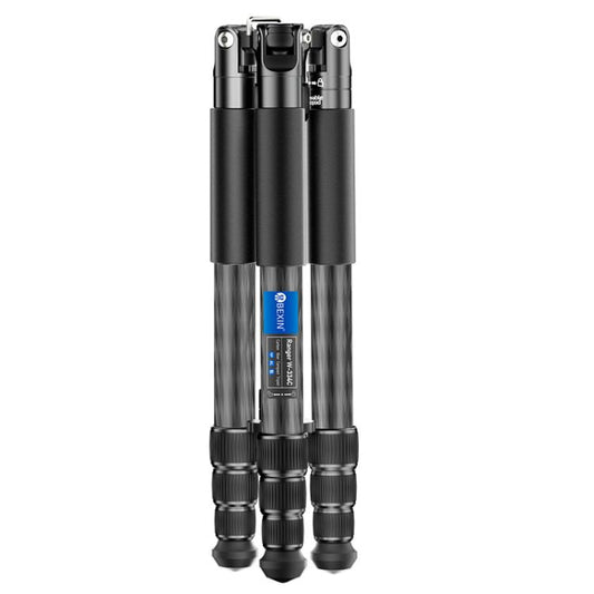 BEXIN W-334C Portable DSLR Camera 2 in 1 Carbon Fiber Tripod Detachable Monopod (Black) - Monopods by BEXIN | Online Shopping UK | buy2fix