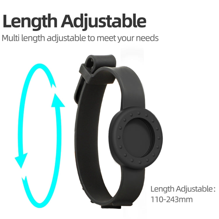 For Insta360 GO 3S / GO 3 Sunnylife Camera Strap Magnetic Mount Drone Mount Silicone Wristband Backpack Stripe (Black) by Sunnylife