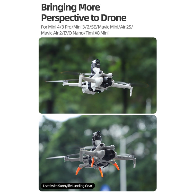 For Insta360 GO 3S / GO 3 Sunnylife Camera Strap Magnetic Mount Drone Mount Silicone Wristband Backpack Stripe (Black) by Sunnylife