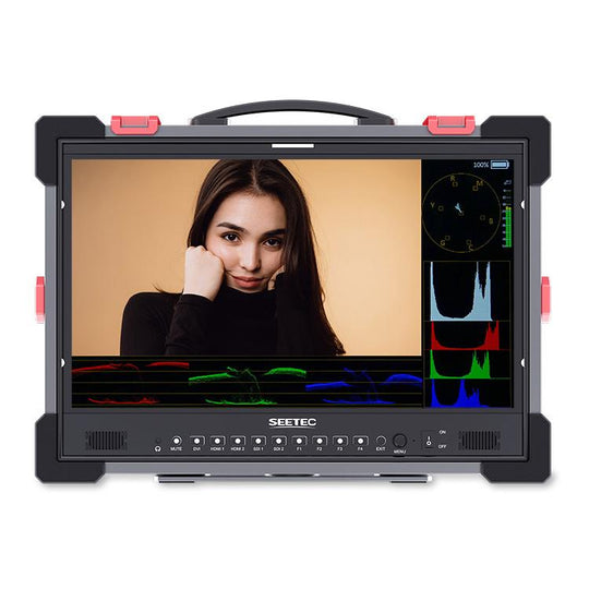 SEETEC P215 PRO-CO 21.5 inch 1000nit High Bright Portable Protective Broadcast Monitor Full HD 1920x1080 Monitor (EU Plug)