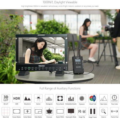 SEETEC P133 PRO 13.3 inch 1000nit High Bright Broadcast Monitor Full HD 1920x1080 Monitor (EU Plug) - On-camera Monitors by SEETEC | Online Shopping UK | buy2fix