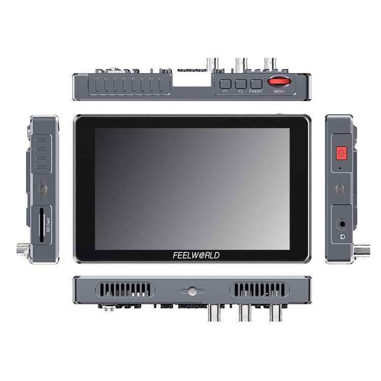 FEELWORLD S7 7 inch 12G SDI HDMI2.0 Camera Field Monitor High Brightness1600nit Touchscreen Monitor (Black) - On-camera Monitors by FEELWORLD | Online Shopping UK | buy2fix