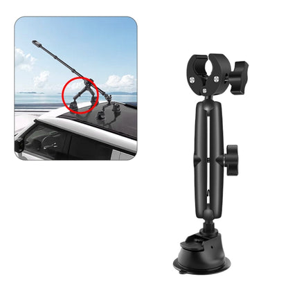 Single-leg Car Suction Cup Mount Crab Clamps (Black) by buy2fix