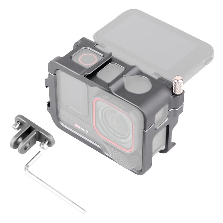 For Insta360 Ace Pro 2 Metal Protective Cage Adapter Frame - Mount & Holder by buy2fix | Online Shopping UK | buy2fix