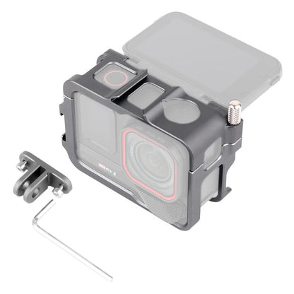 For Insta360 Ace Pro 2 Metal Protective Cage Adapter Frame - Mount & Holder by buy2fix | Online Shopping UK | buy2fix