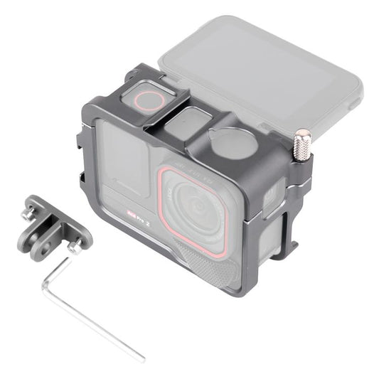 For Insta360 Ace Pro 2 Metal Protective Cage Adapter Frame - Mount & Holder by buy2fix | Online Shopping UK | buy2fix