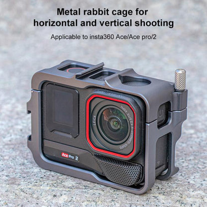 For Insta360 Ace Pro 2 Metal Protective Cage Adapter Frame - Mount & Holder by buy2fix | Online Shopping UK | buy2fix