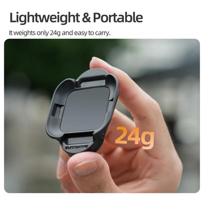 For Insta360 GO Ultra Sunnylife Magnetic Backpack Clip Action Camera Clamp Vertical-Horizontal Mount (Black) - Mount & Holder by Sunnylife | Online Shopping UK | buy2fix