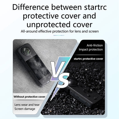 For Insta360 X4 Screen Lens Protective Cover (Black) - Mount & Holder by STARTRC | Online Shopping UK | buy2fix