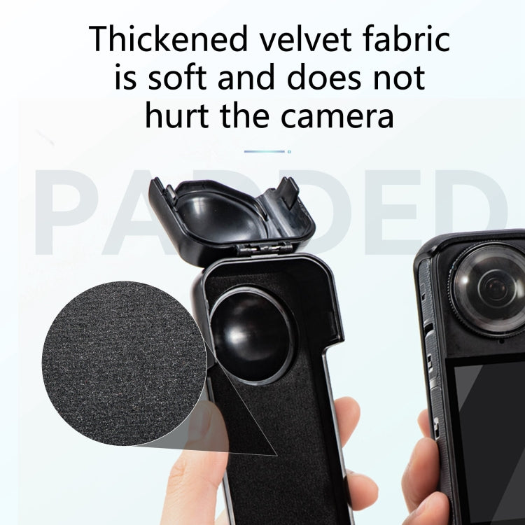 For Insta360 X4 Screen Lens Protective Cover (Black) - Mount & Holder by STARTRC | Online Shopping UK | buy2fix