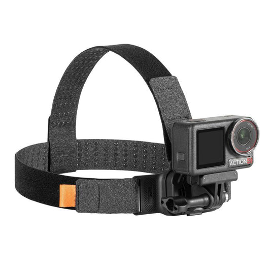 STARTRC Adjustable Head Strap Magnetic Eco-friendly Vlog POV Mount Belt for GoPro, Insta360, DJI Osmo Action and Other Action Cameras (Black)