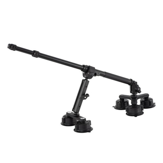 STARTRC Dual-leg Suction Cup and Three-leg Car Suction Cup Mount with Selfie Stick Set (Black)