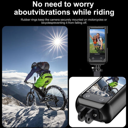 For Insta360 X4 Aluminum Alloy Metal Protective Cage Housing Frame (Black) by buy2fix