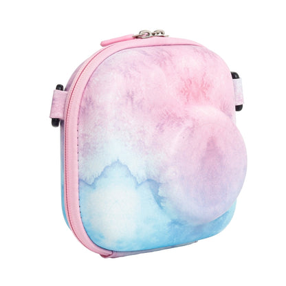Painted EVA Hard Case PU Storage Bag for FUJIFILM Instax mini 7+/8/9/11/12/40(Blue Pink) by buy2fix