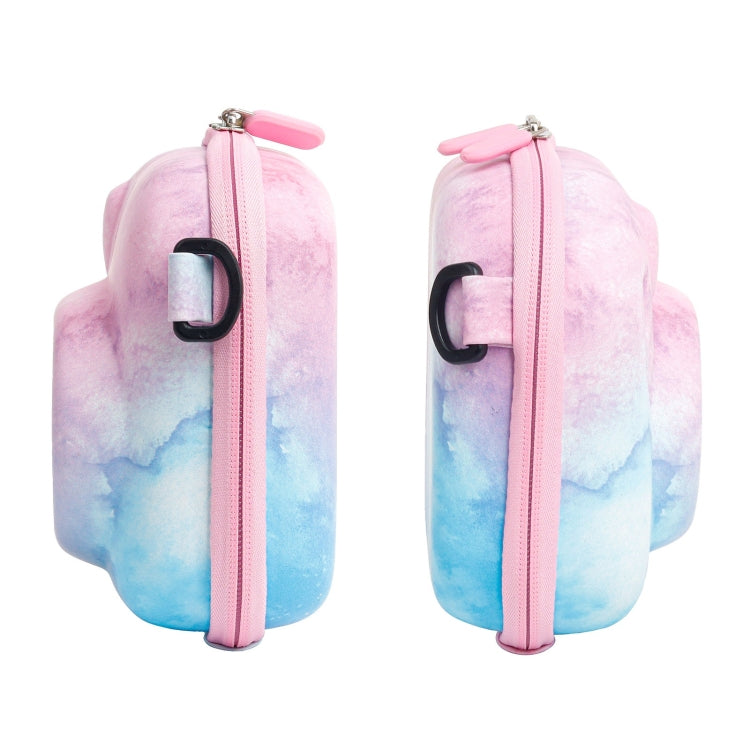 Painted EVA Hard Case PU Storage Bag for FUJIFILM Instax mini 7+/8/9/11/12/40(Blue Pink) by buy2fix