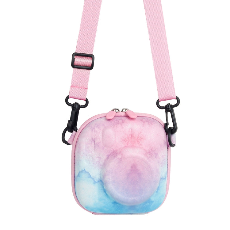 Painted EVA Hard Case PU Storage Bag for FUJIFILM Instax mini 7+/8/9/11/12/40(Blue Pink) by buy2fix