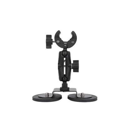 Dual-Leg Magnetic Base Crab Clamp Fixed Mount Holder for GoPro and Other Action Cameras (Black) - Bicycle Handlebar Mount by buy2fix | Online Shopping UK | buy2fix