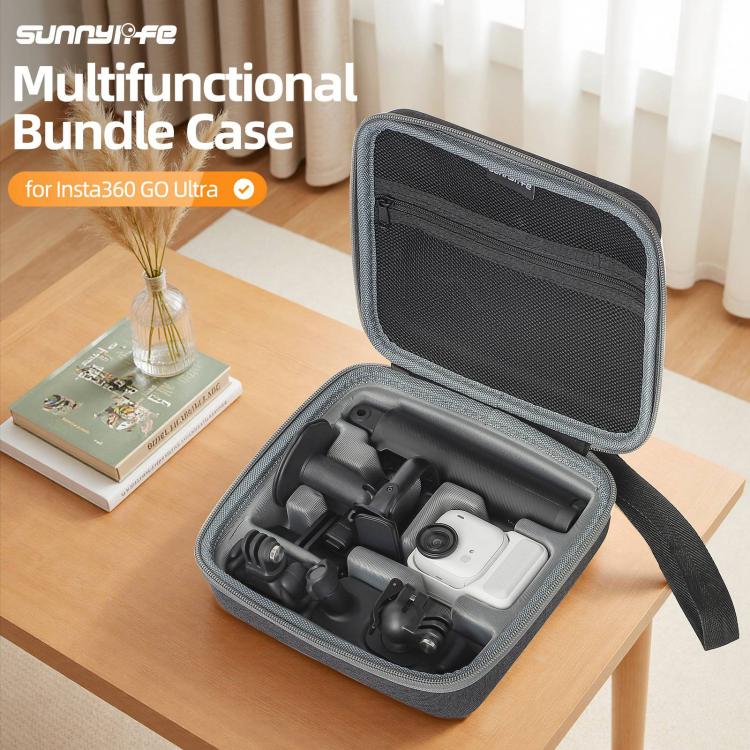 For Insta360 GO Ultra Sunnylife Full Kit Portable Protective Box Storage Bag (Grey) - Case & Bags by Sunnylife | Online Shopping UK | buy2fix