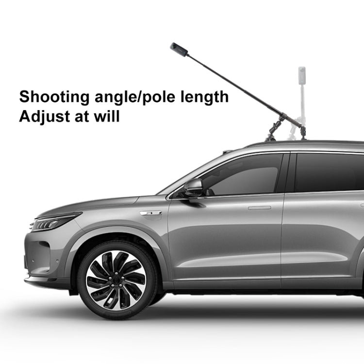 Dual-leg Suction Cup + Single Suction Cup with Selfie Stick Kits (Black) by buy2fix