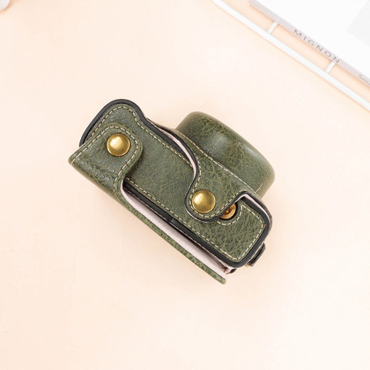 For Sony ZV-1F / ZV1M2 Full Body Camera PU Leather Case Bag with Strap (Black) by buy2fix