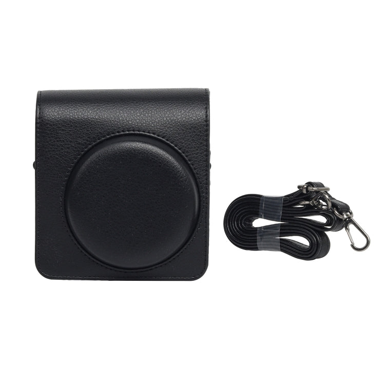 For Fujifilm Instax mini 99 Full Body Camera PU Leather Case Bag with Strap (Black) by buy2fix