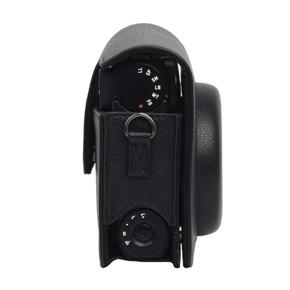 For Fujifilm Instax mini 99 Full Body Camera PU Leather Case Bag with Strap (Black) by buy2fix