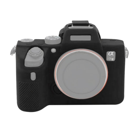 For Sony A7 III / ILCE-7M3 / A7R III Soft Silicone Protective Case(Black) - Protective Case by buy2fix | Online Shopping UK | buy2fix