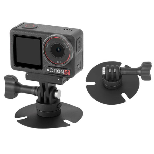 STARTRC Flexible Helmet Sticky Adhesive Mount for GoPro, Insta360, DJI and Other Action Cameras (Black)