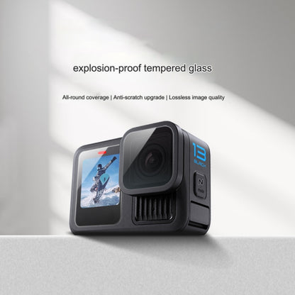 For GoPro HERO13 Black Lens and Front Back Screen 9H Tempered Glass Film by buy2fix