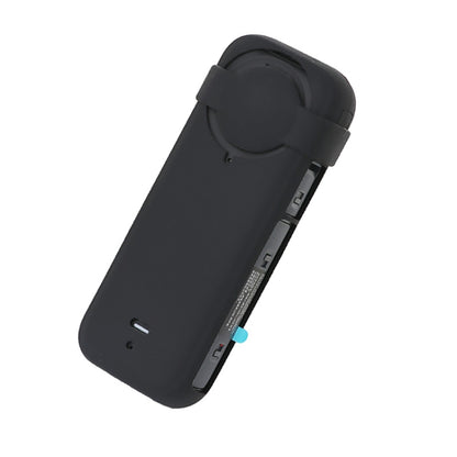 For Insta360 X4 Silicone Protective Case with Lens Cover (Black) by buy2fix