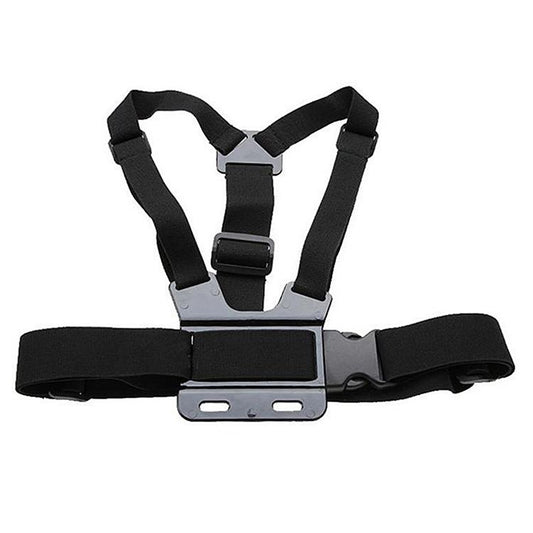 Front Chest Belt Shoulder Strap Mount Holder for GoPro, Insta360, DJI and Other Action Cameras (Black) - Chest Belt by buy2fix | Online Shopping UK | buy2fix