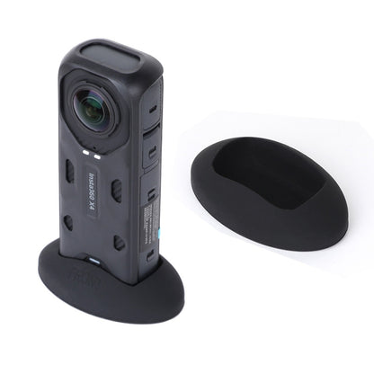 For Insta360 X4 Silicone Base Desktop Stand (Black) by buy2fix