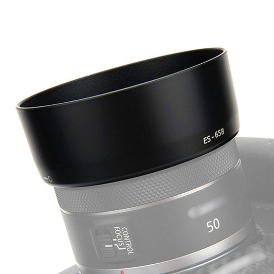ES-65B Lens Hood Shade for Canon RF 50mm F1.8 STM Lens - Lens Hood by buy2fix | Online Shopping UK | buy2fix
