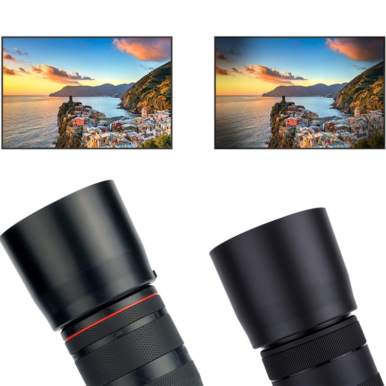 ET-74B Lens Hood Shade for Canon EF 70-300mm F4-5.6 IS II USM Lens - Lens Hood by buy2fix | Online Shopping UK | buy2fix