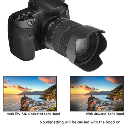EW-73D Lens Hood Shade for Canon EF-S 18-135mm f/3.5-5.6 IS USM Lens - Lens Hood by buy2fix | Online Shopping UK | buy2fix