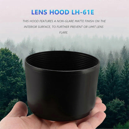 LH-61E Lens Hood Shade for Olympus ZUIKO DIGITAL ED 75-300mm F4-5.6 / ED 75-300mm F4.8-6.7 Lens - Lens Hood by buy2fix | Online Shopping UK | buy2fix